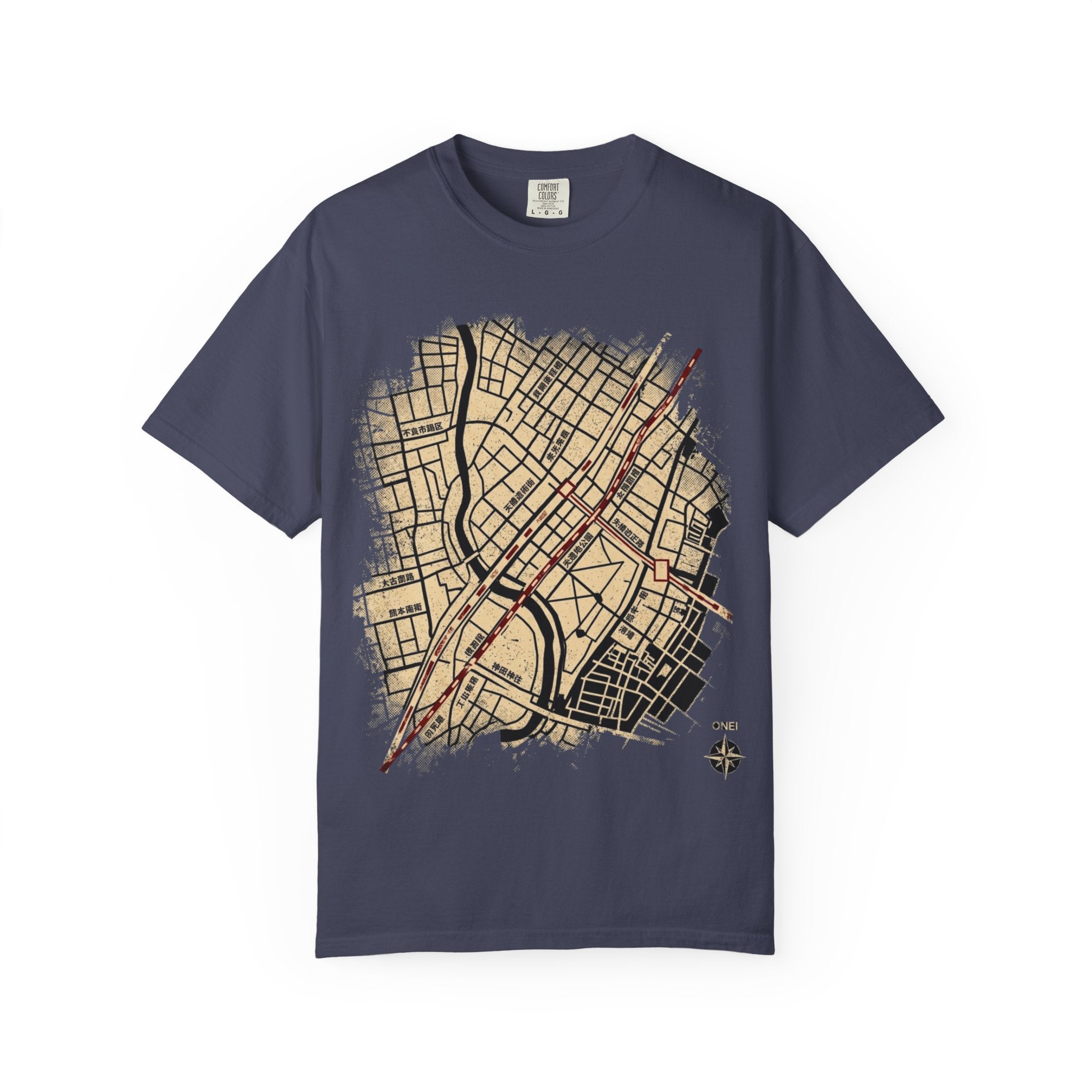 Cartographic Map T-Shirt