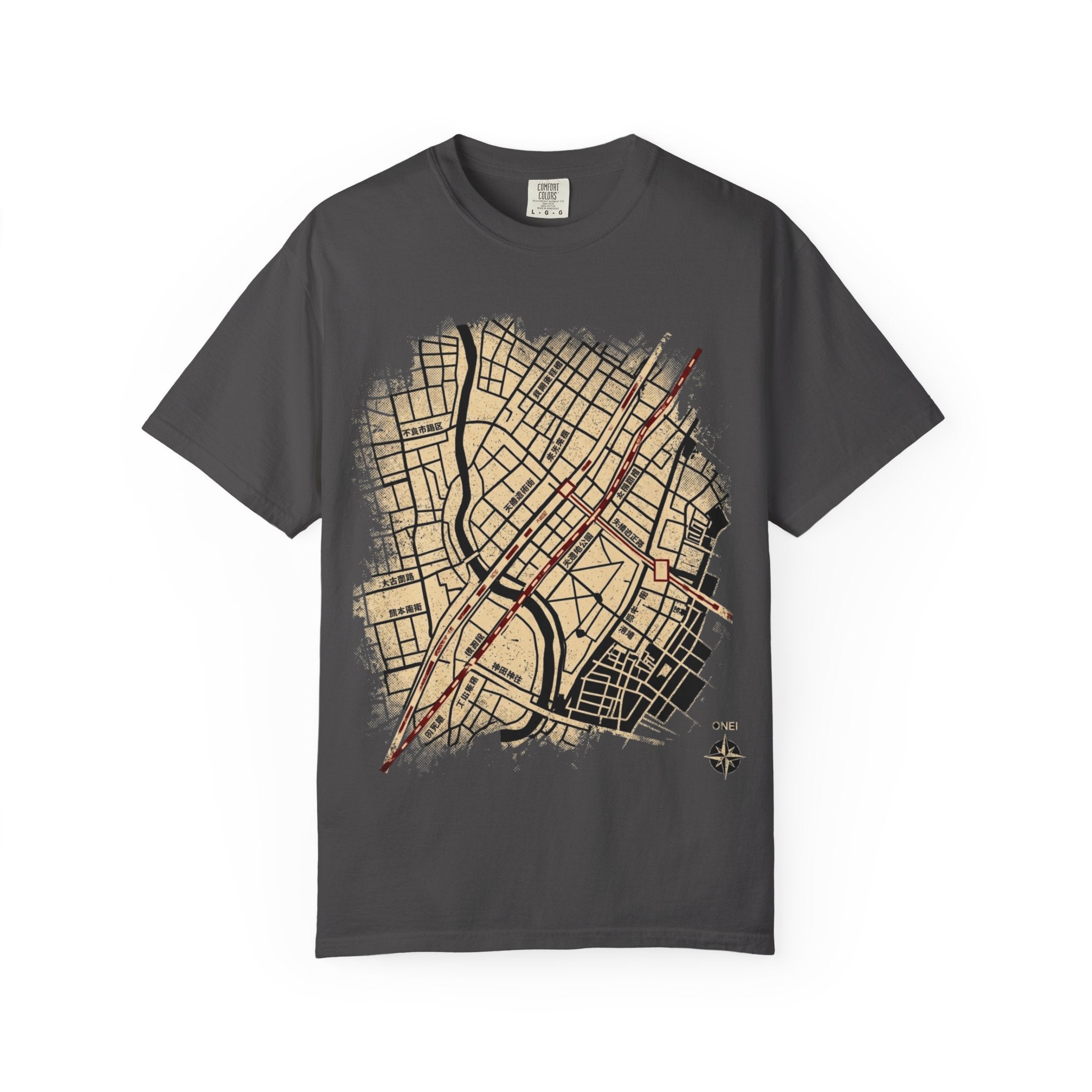 Cartographic Map T-Shirt