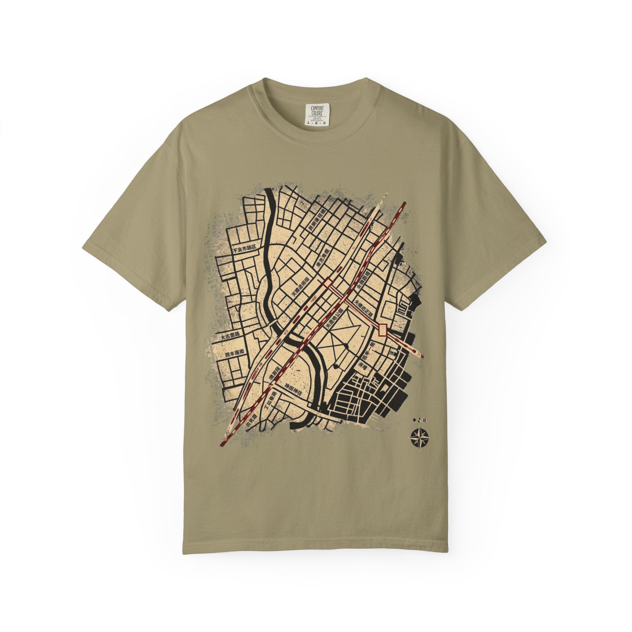 Cartographic Map T-Shirt