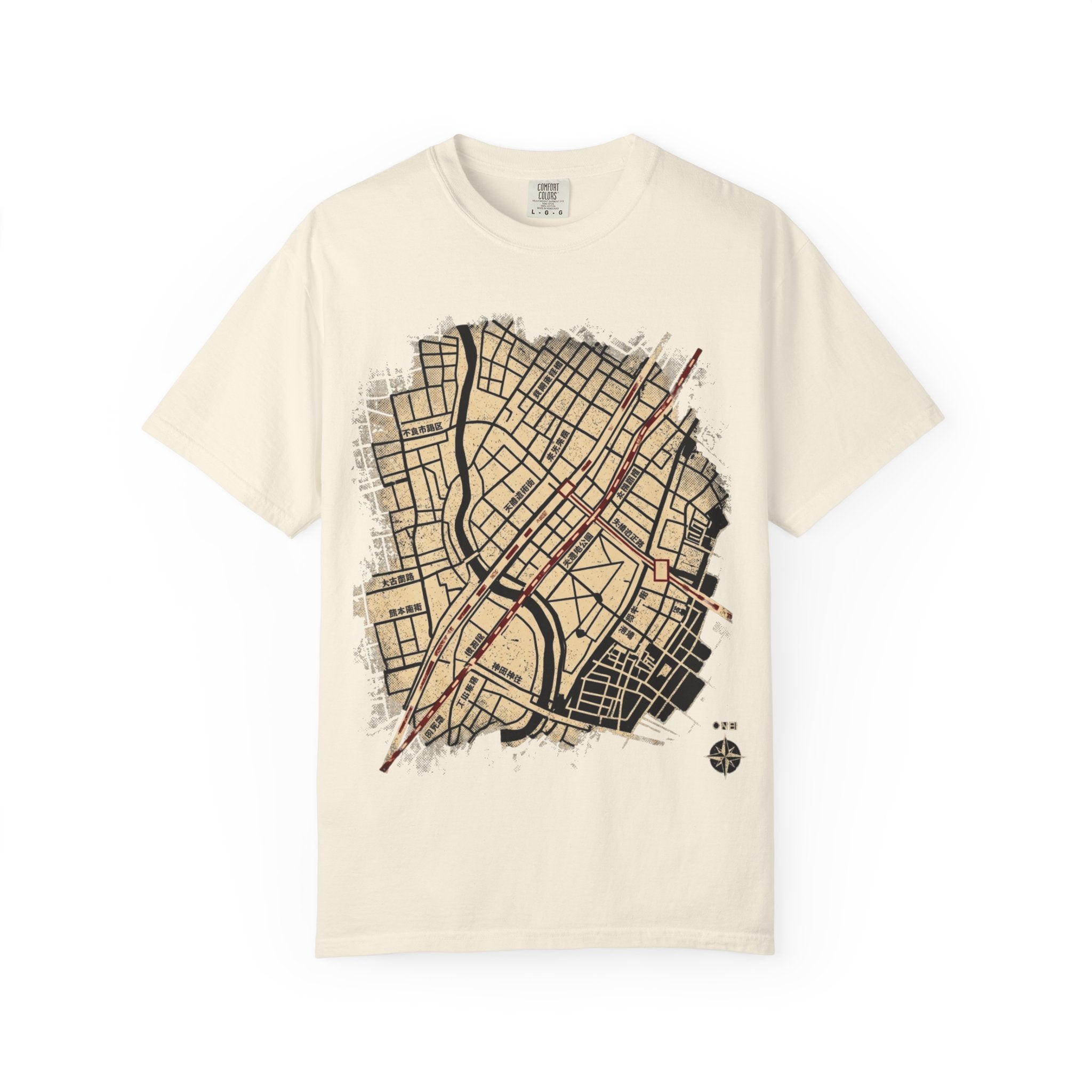 Cartographic Map T-Shirt